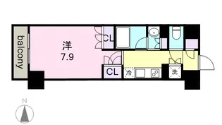 パークアクシス名駅南グランデ【5階】の間取り