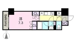 パークアクシス名駅南グランデ【3階】の間取り