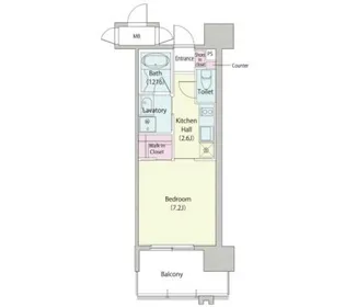 アデグランツ大須【5階】の間取り