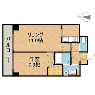 パークアクシス丸の内【3階】の間取り