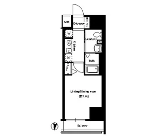 パークアクシス丸の内【6階】の間取り