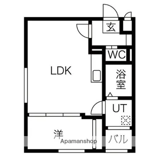 吹上ラファイエット【1階】の間取り