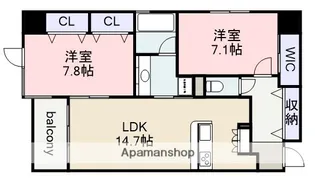 AREX丸の内【12階】の間取り