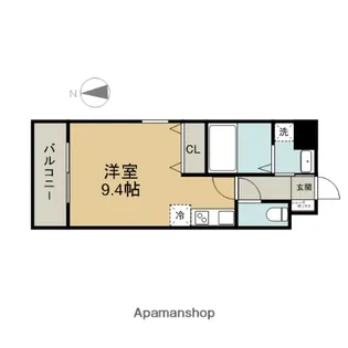 クレスト神前【5階】の間取り