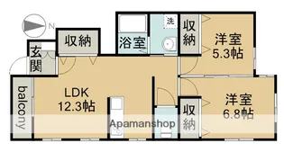 グリーンハウス【1階】の間取り