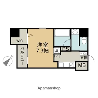 アビタシオン今池パルク【6階】の間取り