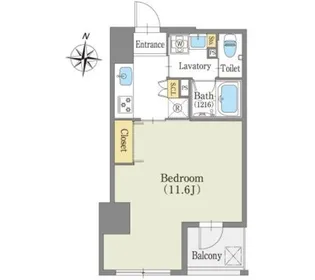 ルーエ錦【3階】の間取り