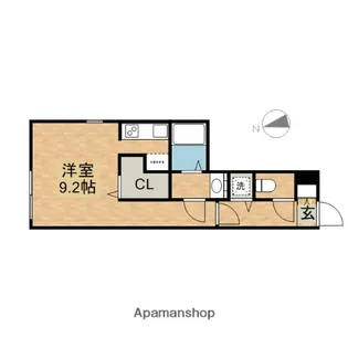 BRANCHE吹上【3階】の間取り