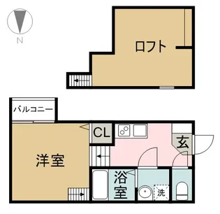 A.K.15六番町【2階】の間取り