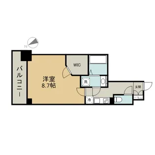 プレサンス栄ライズ【7階】の間取り