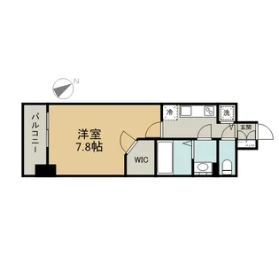 プレサンス栄ライズ【0408号室】の間取り