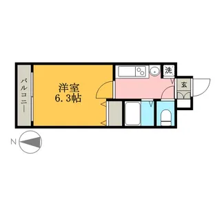 プレサンス大須観音駅前サクシード【0803号室】の間取り