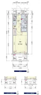 プレサンス丸の内雅殿【0204号室】の間取り