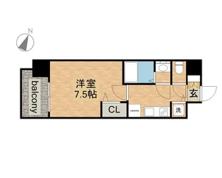 プレサンス大須観音【0501号室】の間取り