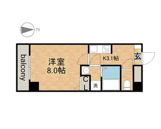 ALII Ⅰ【4階】の間取り