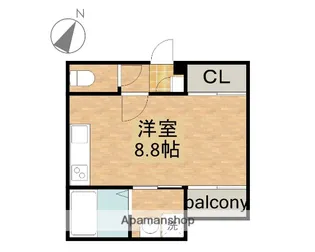 GRANDTIC金山【1階】の間取り