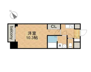 プレサンス鶴舞公園セラヴィ【0604号室】の間取り