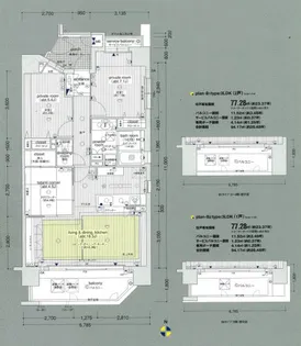 プレサンス錦エボリューション【0402号室】の間取り