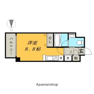 glanz【7階】の間取り