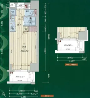 プレサンス東別院駅前コネクション【0302号室】の間取り