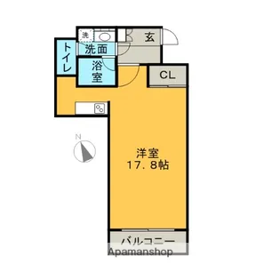 アーデン東別院【3階】の間取り