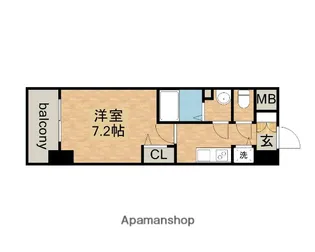 プレサンス上前津グレース【12階】の間取り