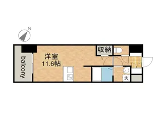 プレサンスジェネ鶴舞【0207号室】の間取り