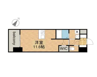 プレサンスジェネ鶴舞【0508号室】の間取り