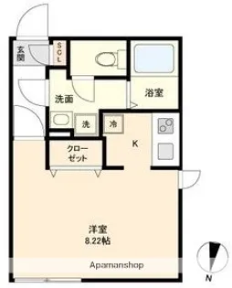 BRANCHE桜山CHAMBRE【5階】の間取り
