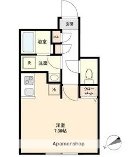 Branche葵(ブランシェアオイ)【5階】の間取り