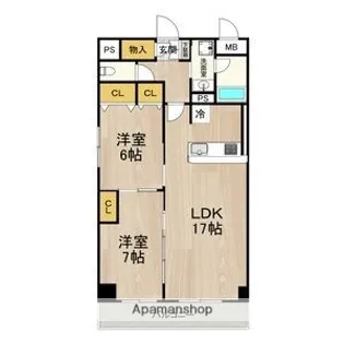 インプルーブ金山【7階】の間取り