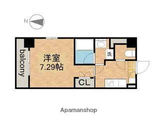 コスモナーレ千種【5階】の間取り