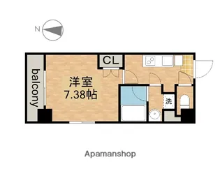 コスモナーレ千種【6階】の間取り