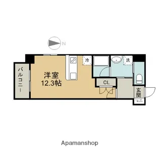 プランベイム大須駅前【2階】の間取り