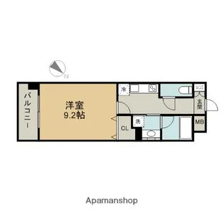 千種アヴァンギャルドプレイス【2階】の間取り