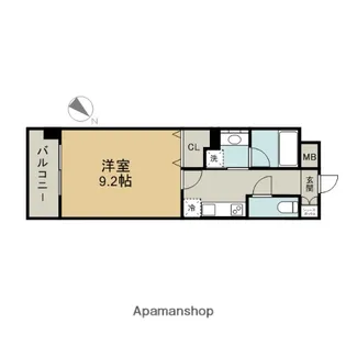 千種アヴァンギャルドプレイス【9階】の間取り