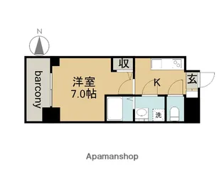 オーキッドレジデンス鶴舞【11階】の間取り