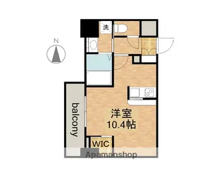 ハーモニーレジデンス名古屋イースト【13階】の間取り