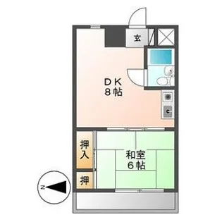 ラ・クール泉【4階】の間取り
