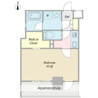 レジデンスSUN.K【9階】の間取り