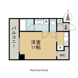 レジデンスSUN.K【9階】の間取り