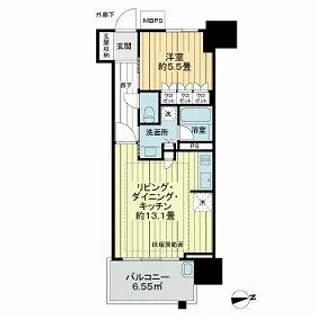 ザ・グランアルト栄【10階】の間取り