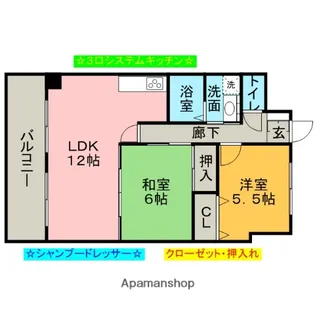 エスポワール金山【9階】の間取り