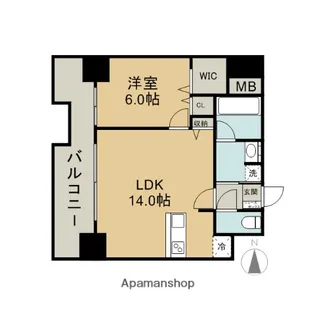 ファーストレジデンス栄(FIRST RESIDENCE 栄)【2階】の間取り