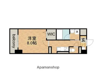 ル・ソレイユ【9階】の間取り