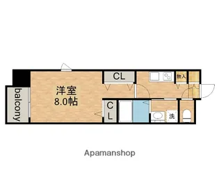 パルティール千種アネックス【4階】の間取り
