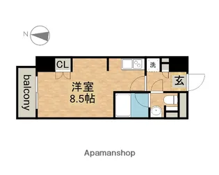 COMFORTささしまライブ【5階】の間取り