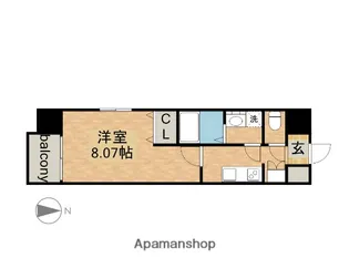 マリオン千代田【12階】の間取り