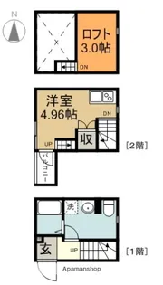 ARMY II【1階】の間取り