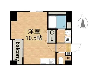 GRANDUKE東別院crea【10階】の間取り
